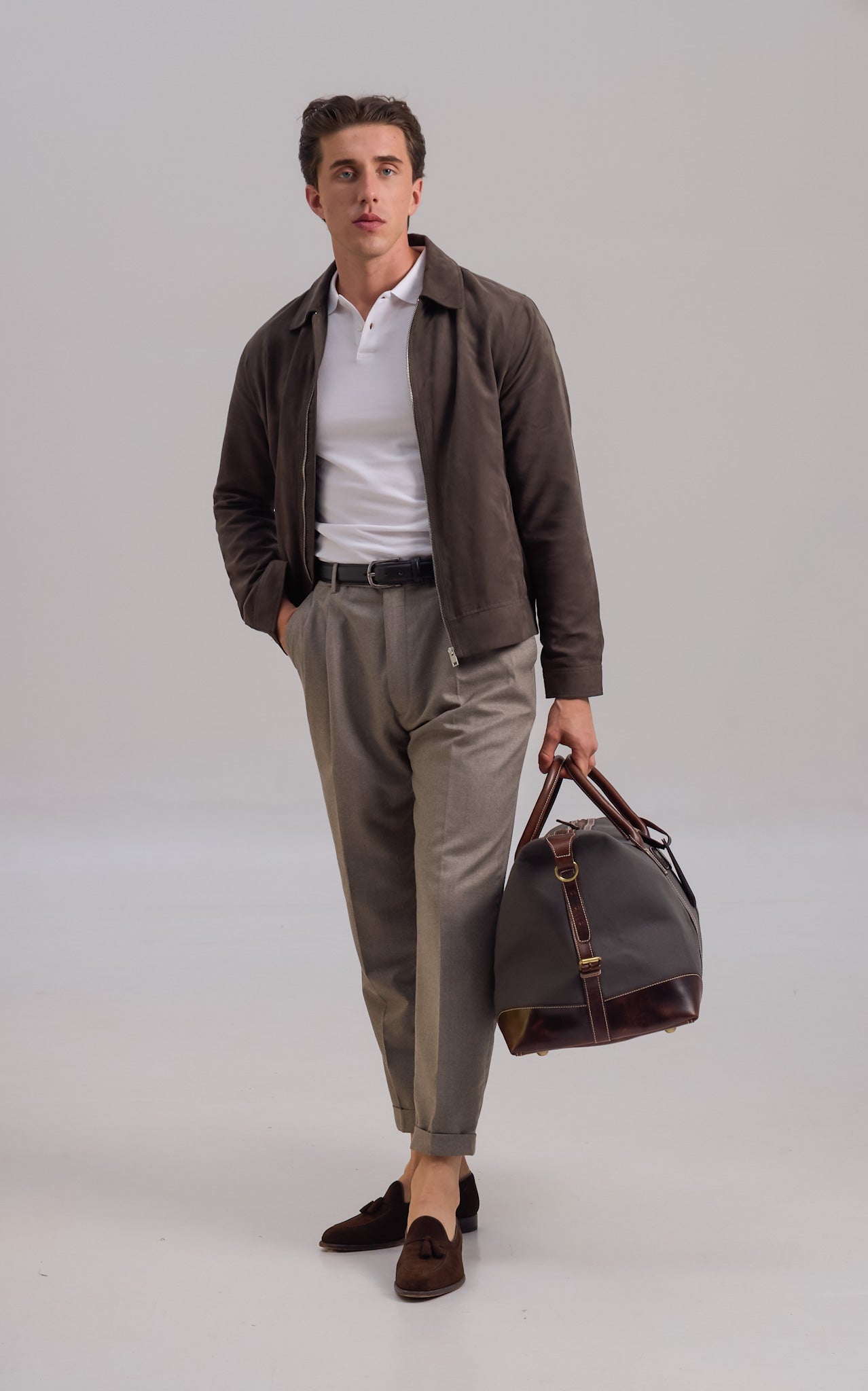 Weekender - Duffel Grey - Indian Cobbler Switzerland