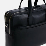 Black Business Briefcase - Indian Cobbler Switzerland