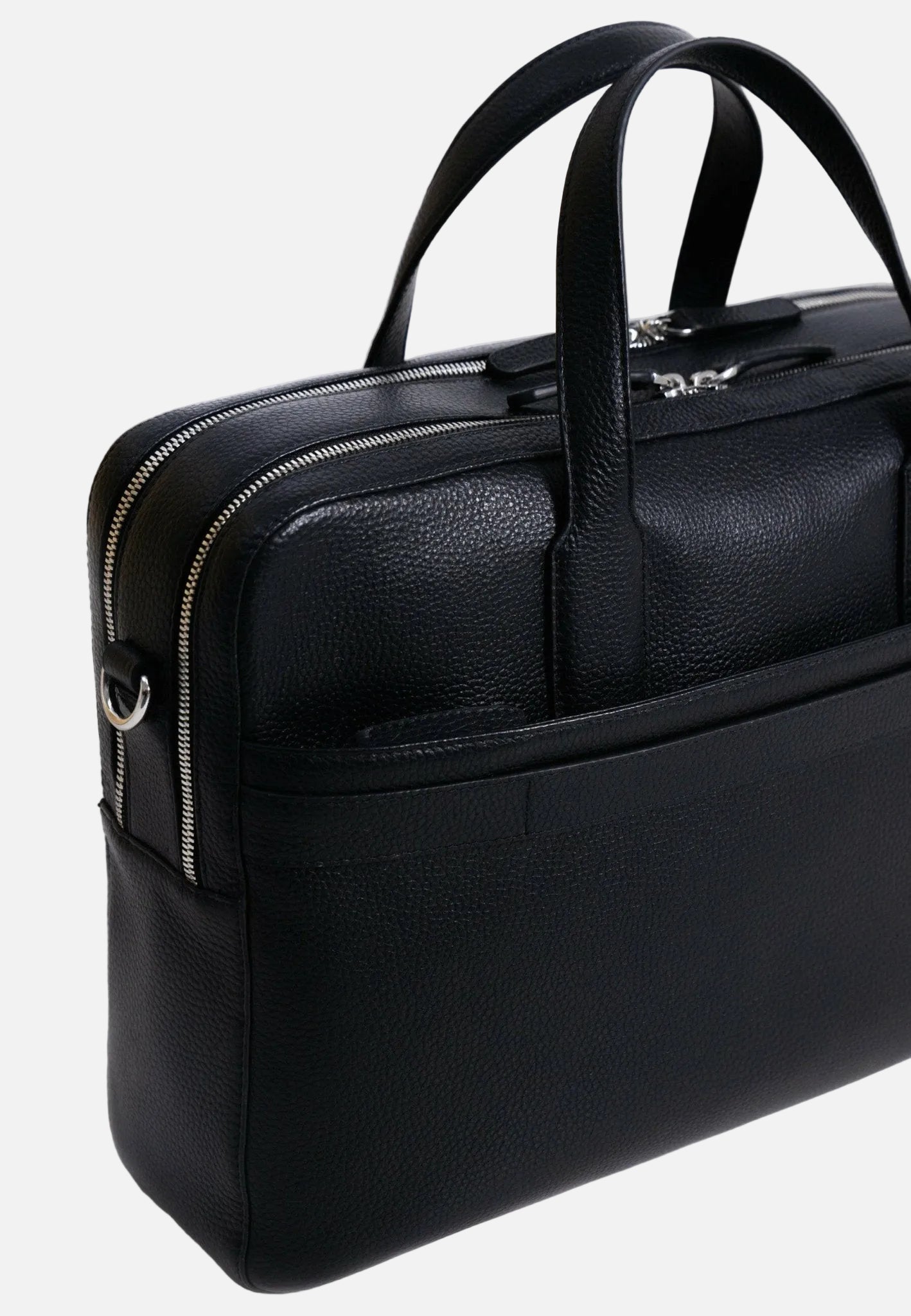 Black Business Briefcase - Indian Cobbler Switzerland
