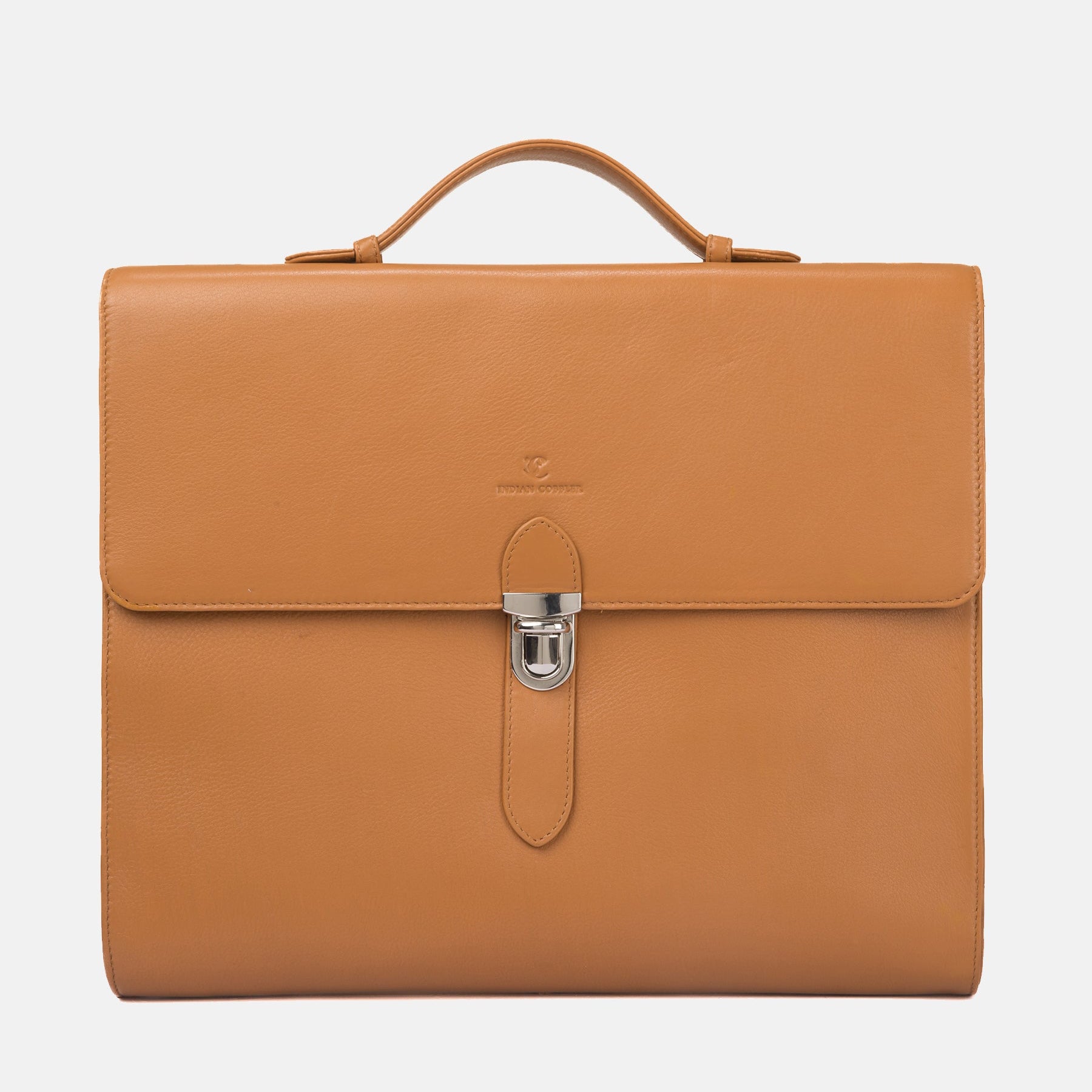 Brown Clasic Briefcase - Indian Cobbler Switzerland