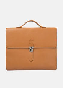 Brown Clasic Briefcase - Indian Cobbler Switzerland